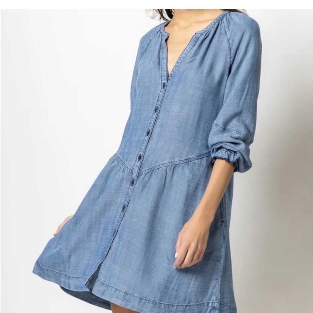 Lilla P Indigo Denim Dress